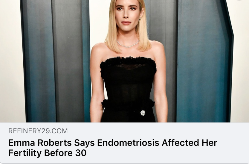 Actress Emma Roberts – How Her Endometriosis Went Undiagnosed For Years.
